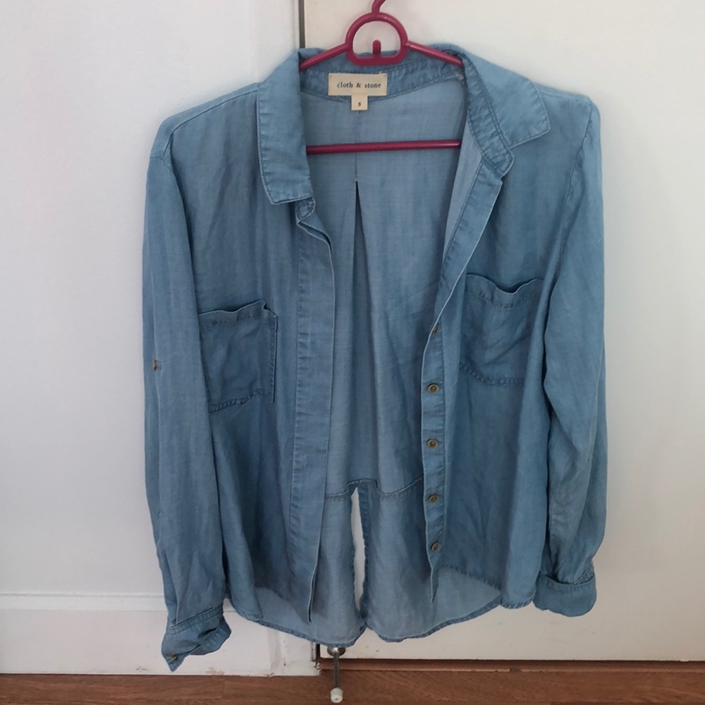 Soft Cloth & Stone Chambray Shirt